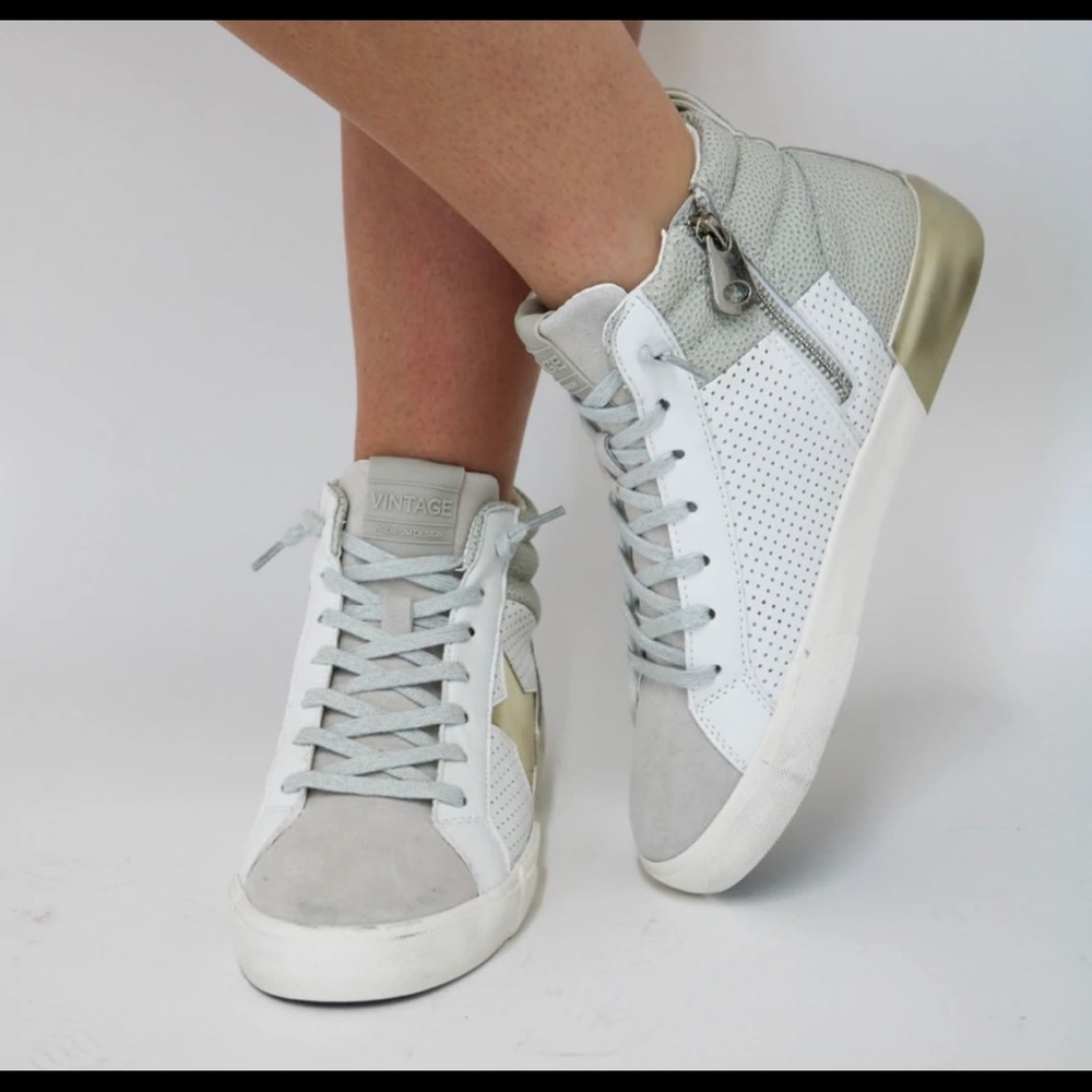 High top fashion sneakers